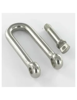 Manille Droite Longue Forgée Inox A4 Diamètre 6 - 5 pièces-Vis Express Clearance