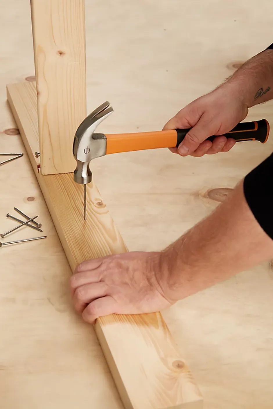 Marteau d'épinceur HM02 tête en acier au carbone 330 mm-Magnusson Discount