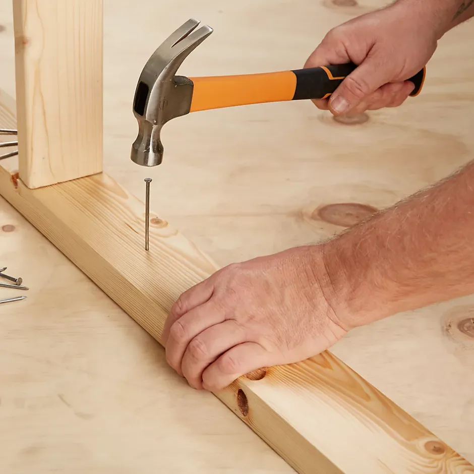 Marteau d'épinceur HM02 tête en acier au carbone 330 mm-Magnusson Discount