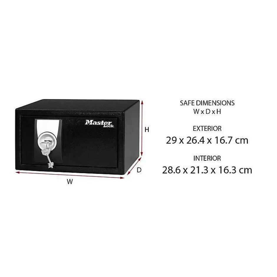 Petit coffre-fort a cle X031ML^Master Lock Outlet