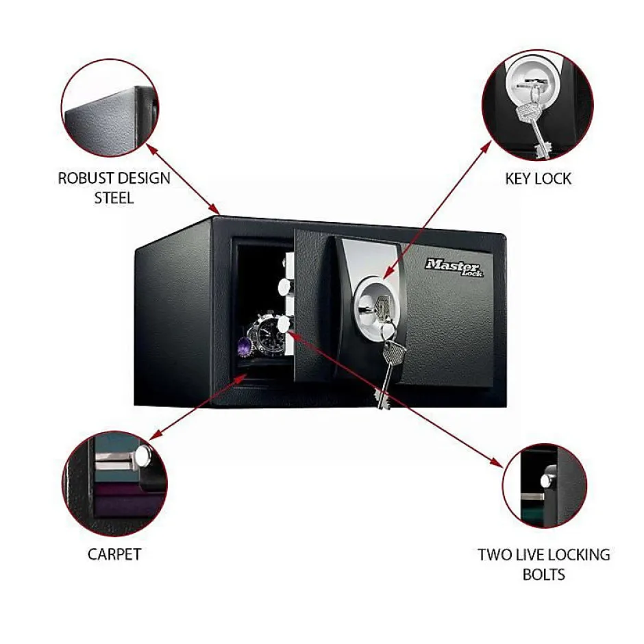 Petit coffre-fort a cle X031ML^Master Lock Outlet