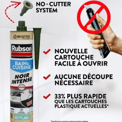 Mastic bain et cuisine béton 280ml-Rubson