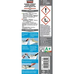 Mastic bain et cuisine blanc 2x280ml^Rubson Clearance