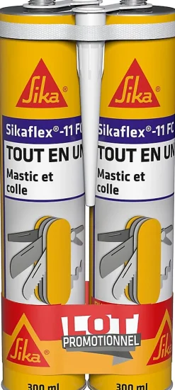 Mastic colle blanc 300 ml flex PRO 11 FC vendu par 2-Sika Discount