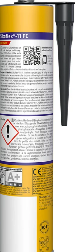 Mastic colle gris flex 11 FC + 300 ml-Sika