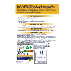 Mastic colle haute performance Flexpro pu 511 300 ml blanc-Bostik Hot