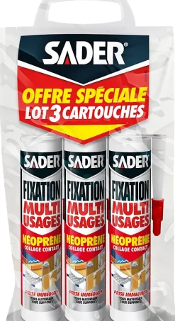 Mastic colle multi-usage 310 ml, lot de 3-Sader Hot