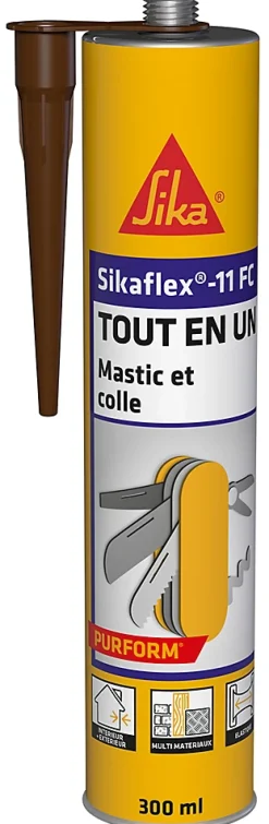 Mastic colle tout en un flex 11FC, Marron^Sika Best