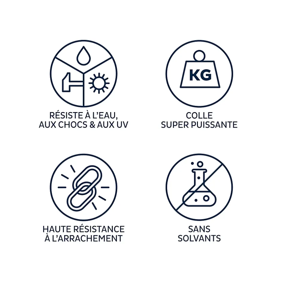 Mastic de Fixation MSP 113 pour Miroirs Blanc Cartouche 290 ml^Bostik Best