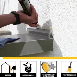 Mastic d'étanchéité Seal 184 maçonnerie 300ml^Sika New