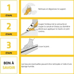 Mastic d'étanchéité Seal 184 maçonnerie 300ml^Sika New