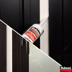Mastic murs et fenêtres blanc 280ml^Rubson Discount