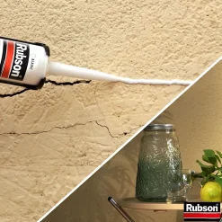 Mastic murs et fenêtres blanc 280ml^Rubson Discount