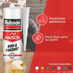 Mastic pour parquet RAL7016 280ml-Rubson Best