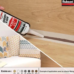 Mastic pour parquet RAL7016 280ml-Rubson Best