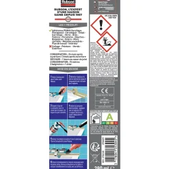 Mastic Bain & Cuisine Baignoire synthétique blanc cartouche 280ml^Rubson Discount