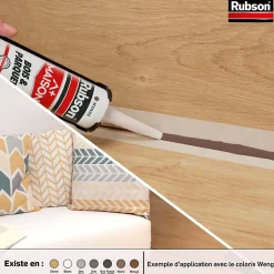 Mastic parquet gris clair 280ml^Rubson Outlet