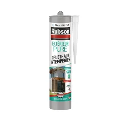 Mastic Pure Extérieur transparent cartouche 280ml^Rubson Best