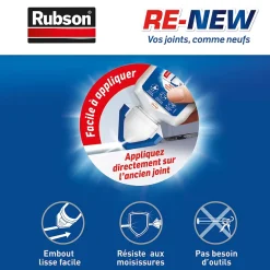 Mastic Re-New tube blanc 80ml-Rubson Sale