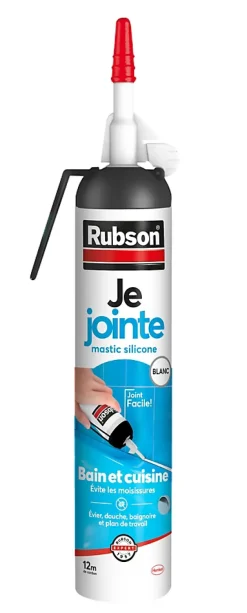 Mastic Sanitaire Je Jointe blanc MSP 200ml-Rubson
