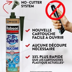 Mastic sanitaire transparent Salle de bain Saine 280 ml-Rubson Sale