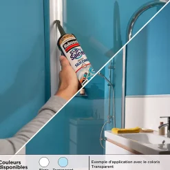 Mastic sanitaire transparent Salle de bain Saine 280 ml-Rubson Sale