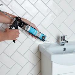 Mastic silicone acétoxy cuisine et salle de bain transparent 280ml^Volden Best