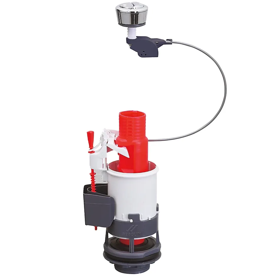 Mécanisme de chasse d'eau double chasse 3L/6L MW2 + câble-Wirquin Hot