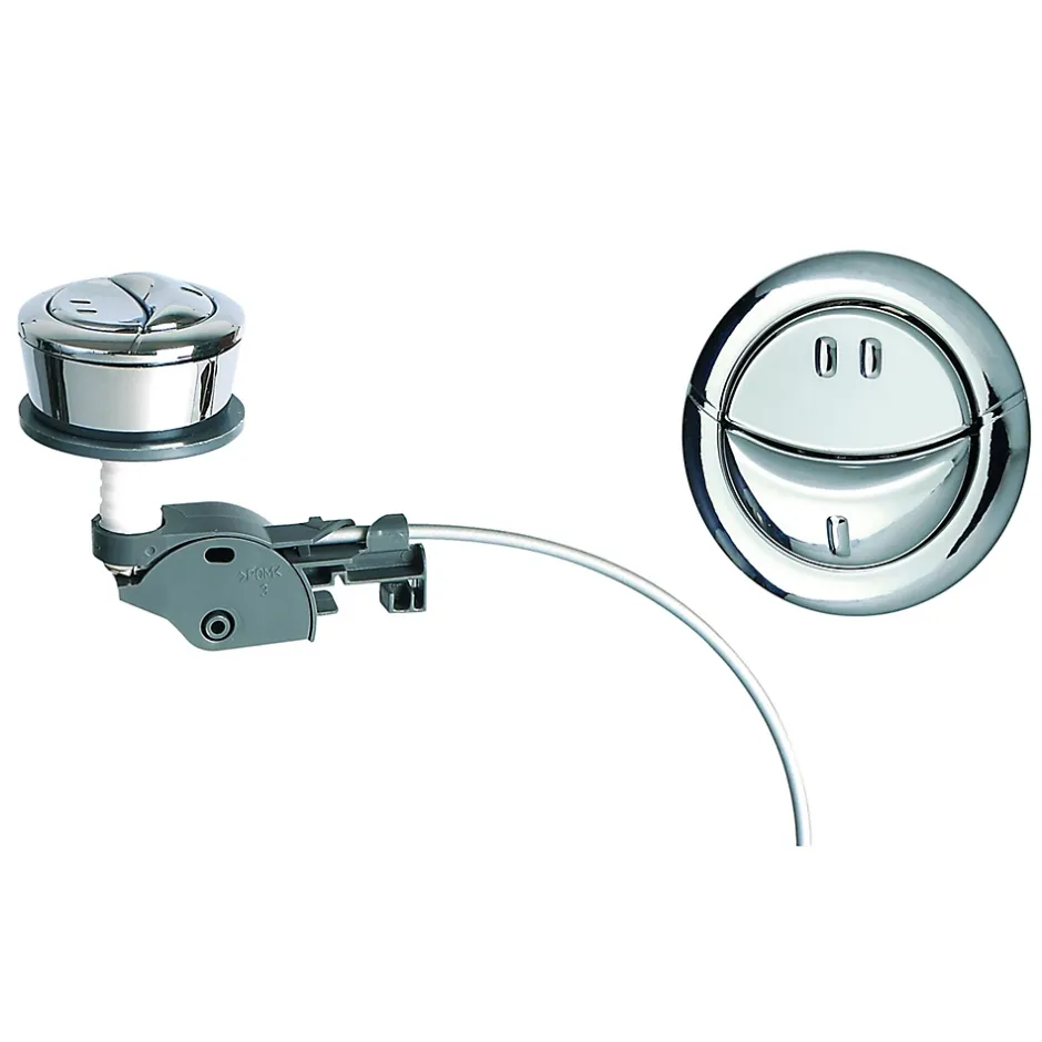 Mécanisme de chasse d'eau double chasse 3L/6L MW2 + câble-Wirquin Hot