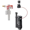 Mécanisme de chasse d'eau double chasse avec câble 3L/6L + robinet-Wirquin Online