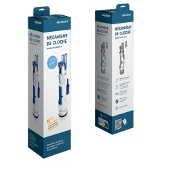 Mécanisme de chasse double débit pour réservoir encastré Sigma Omega et Delta 12 cm-Geberit Hot