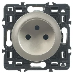 Mécanisme de prise de courant sans terre Céliane 16A titane^Legrand