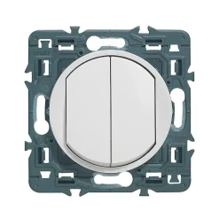 Mécanisme double poussoir Céliane 6A blanc-Legrand Outlet