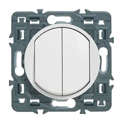 Mécanisme double poussoir Céliane 6A blanc-Legrand Outlet