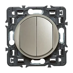 Mécanisme double va-et-vient Céliane titane 10A^Legrand New