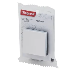 Mécanisme poussoir Mosaïc blanc, 2 modules^Legrand Online