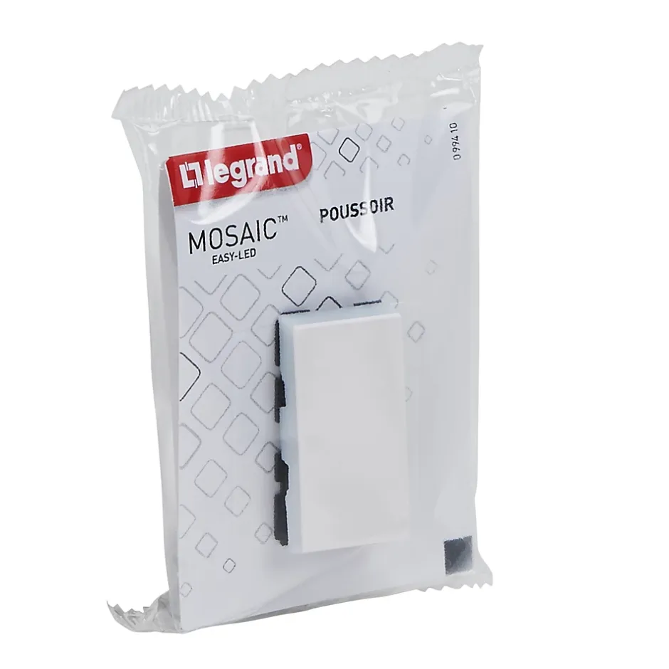 Mécanisme poussoir Mosaïc blanc-Legrand Online