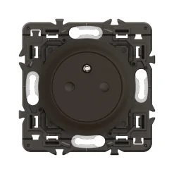 Mécanisme prise de courant avec terre affleurante Céliane 16A noir sans plaque^Legrand Online