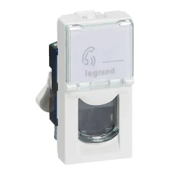 Mécanisme prise RJ45 cat6 1 module Mosaïc-Legrand Best
