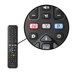 - Télécommande de remplacement TLC EVO.4 pour TV Philips - 100% fonctions d'origine - Accès direct Netflix, Youtube, Prim^Meliconi Sale