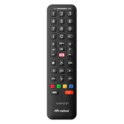 - Télécommande universelle CONTROL 2+ pour 1 TV et 1 décodeur TNT ou SAT - 100% fonctions d'origine - Accès direct Netfli^Meliconi Sale