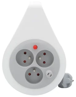 Min enrouleur 3X16A HO5VVF 3G1 gris, 7 m^Zenitech Outlet