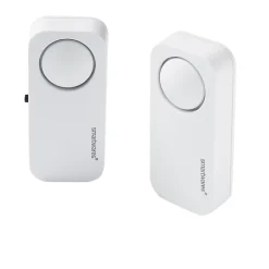 Mini alarme à 2 détecteurs de bris de vitre + sirène^Smartwares Hot