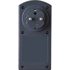 Minuterie digitale extérieure à programmation hebdomadaire gris^LAP