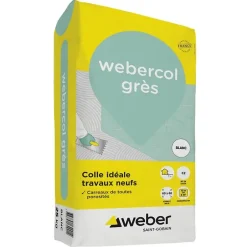 Mortier - colle à adhérence (C2) - COLLE GRES - Sac de 25 Kg - GRIS^Weber Sale