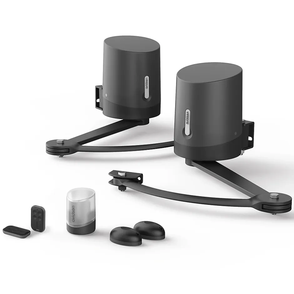 Motorisation connectée à bras articulés avec batterie de secours portail à battants - Orane Connect^Avidsen Online