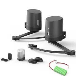 Motorisation connectée à bras articulés avec batterie de secours portail à battants - Orane Connect^Avidsen Online