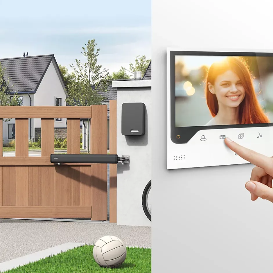 Motorisation connectée à vérins pour portail à battants - Teha Connect - - 114174-Avidsen Outlet