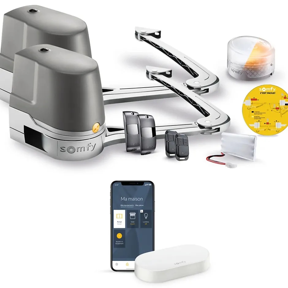 Motorisation de portail Evolvia Star connectée-Somfy Best