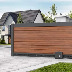 Motorisation et visiophone connecté pour portail coulissant de 4 m^Avidsen Best